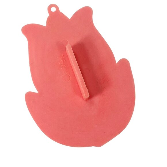 Spring Tulip Flower Shaped Pink For Baking Crafts Vintage Hallmark - Picture 2 of 4